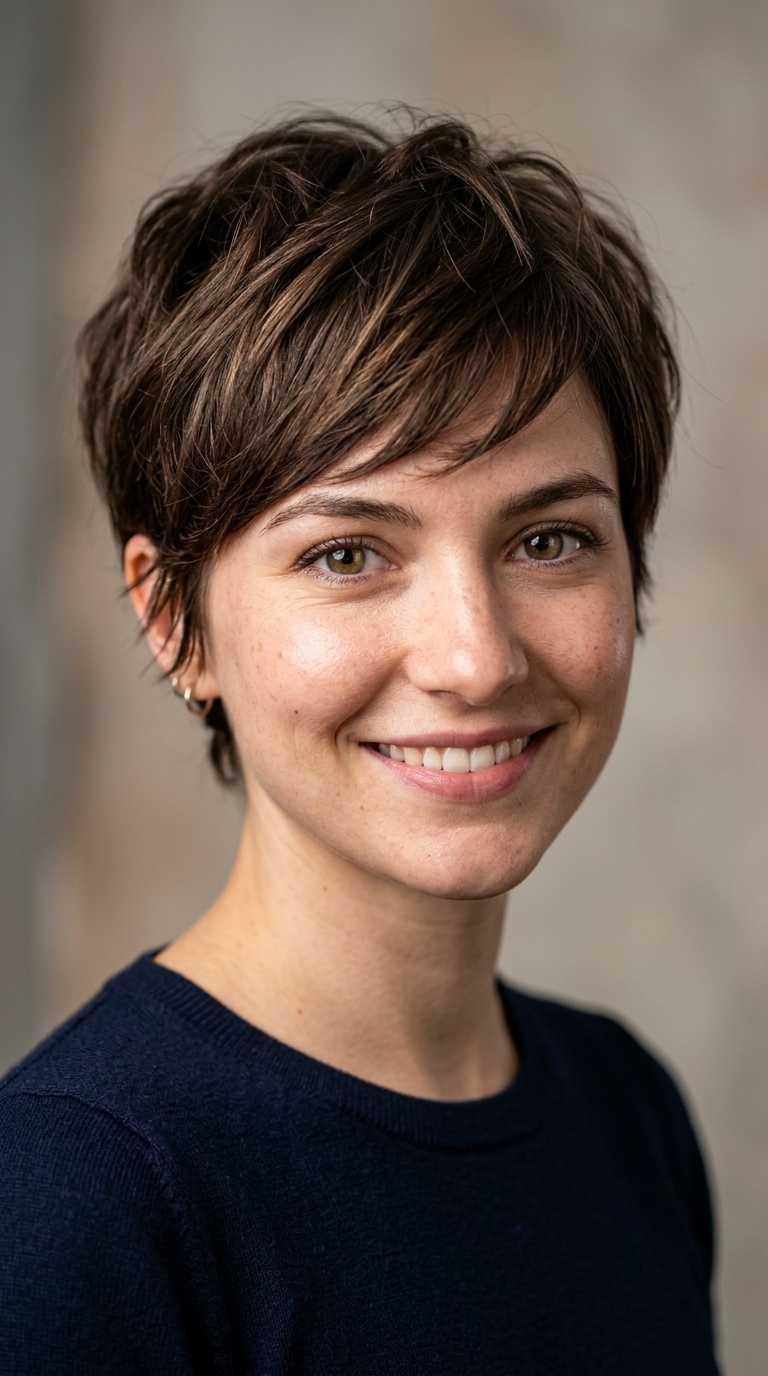 Textured Pixie Cut