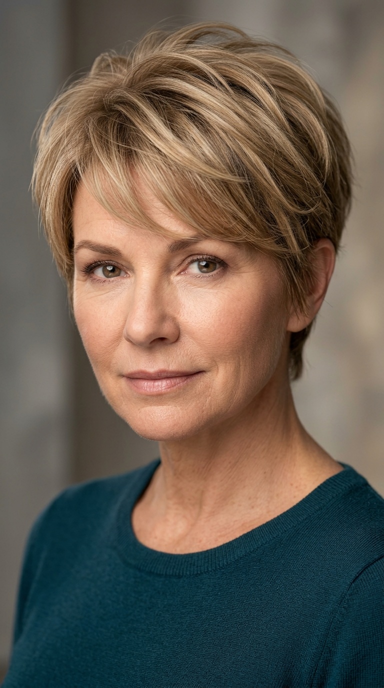 Textured Pixie Cut