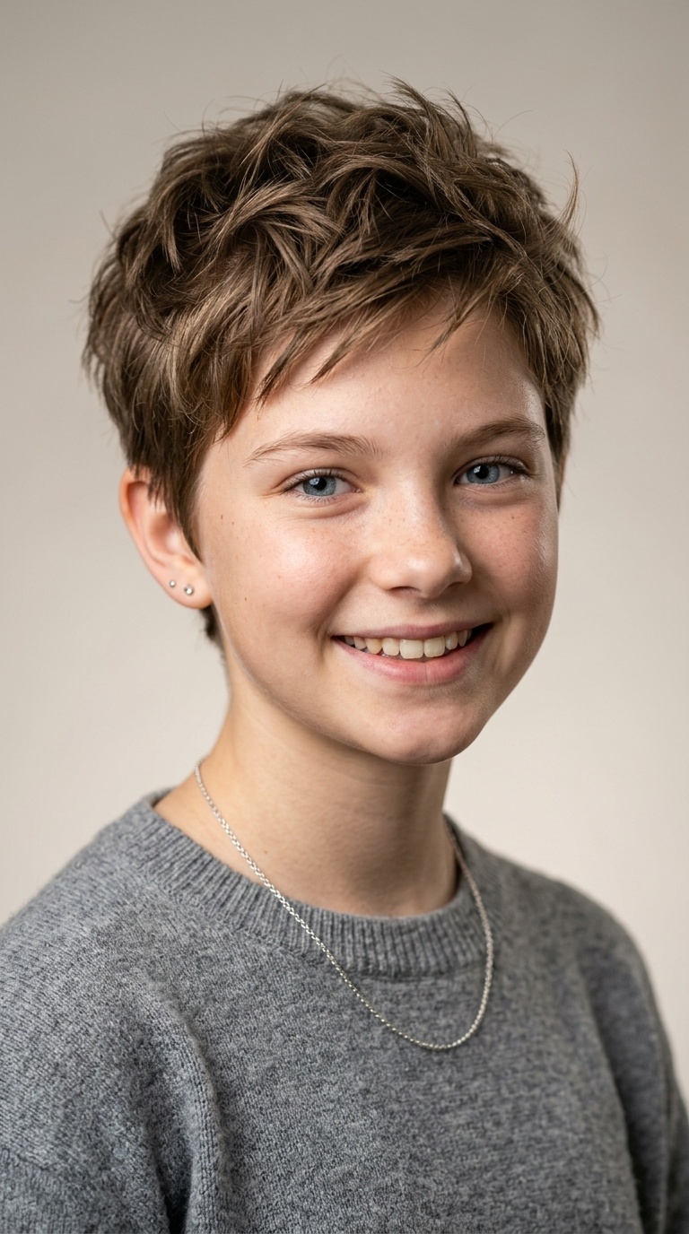 Textured Pixie Cut