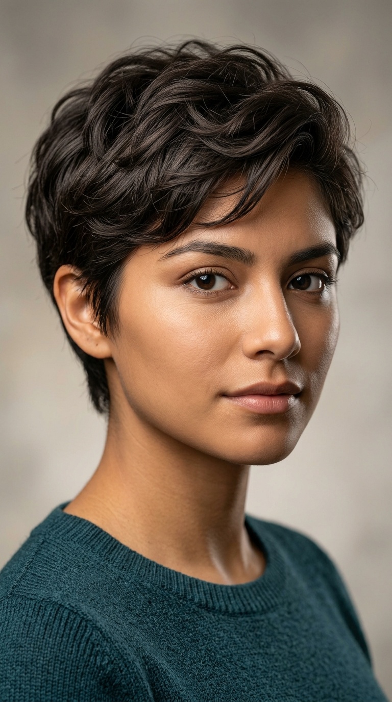 Textured Pixie Cut