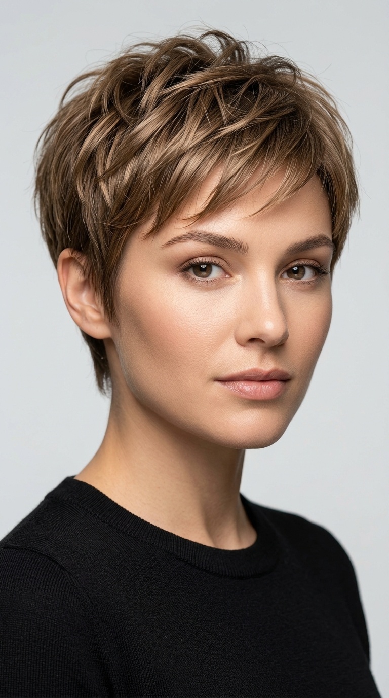 Textured Pixie Cut