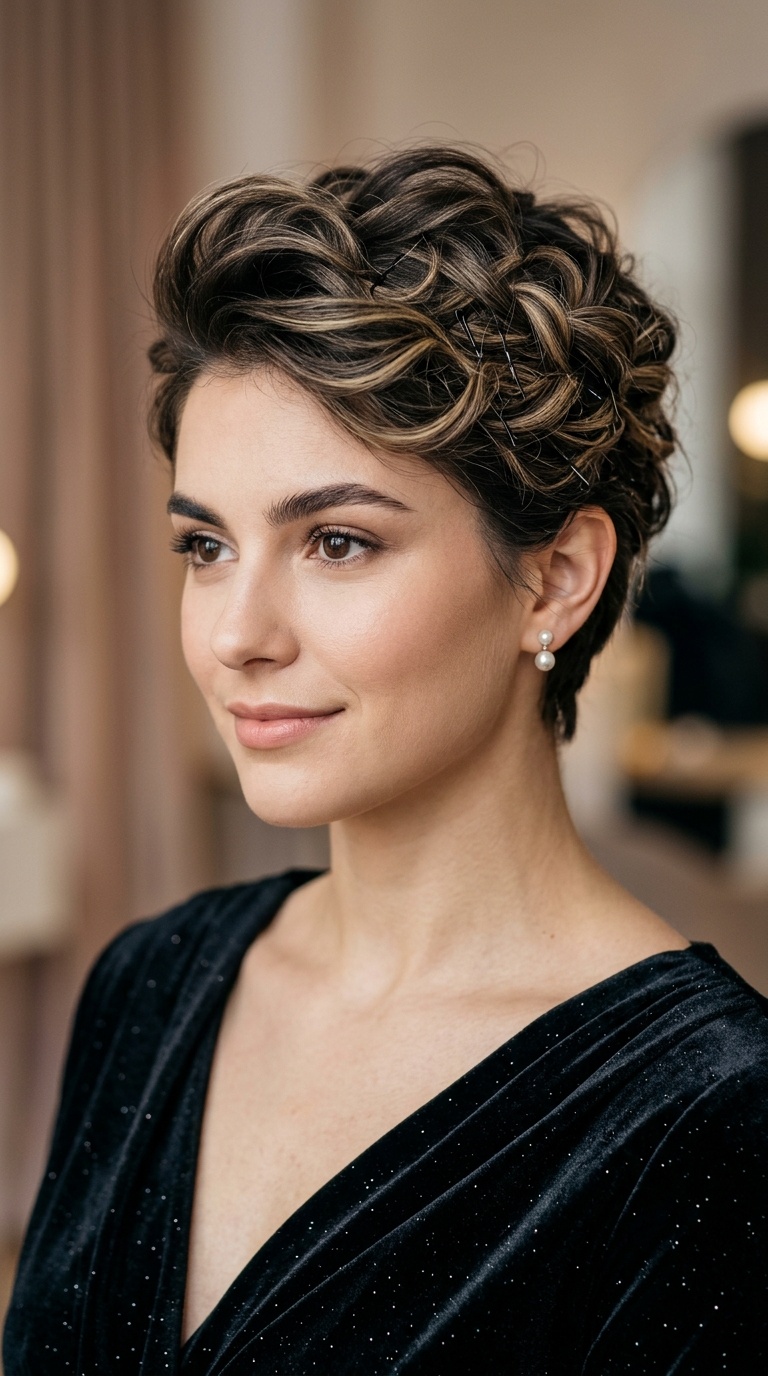 Textured Pixie Pin-Up
