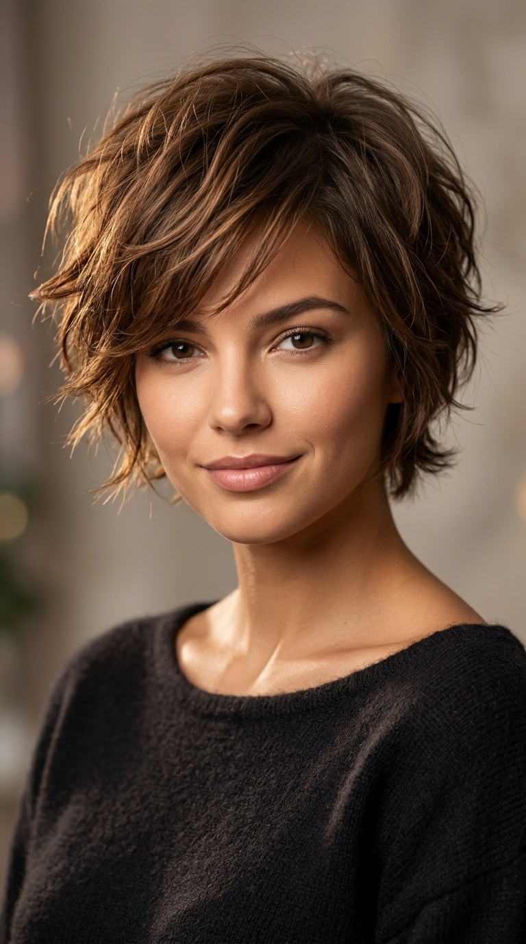 Textured Pixie Shag