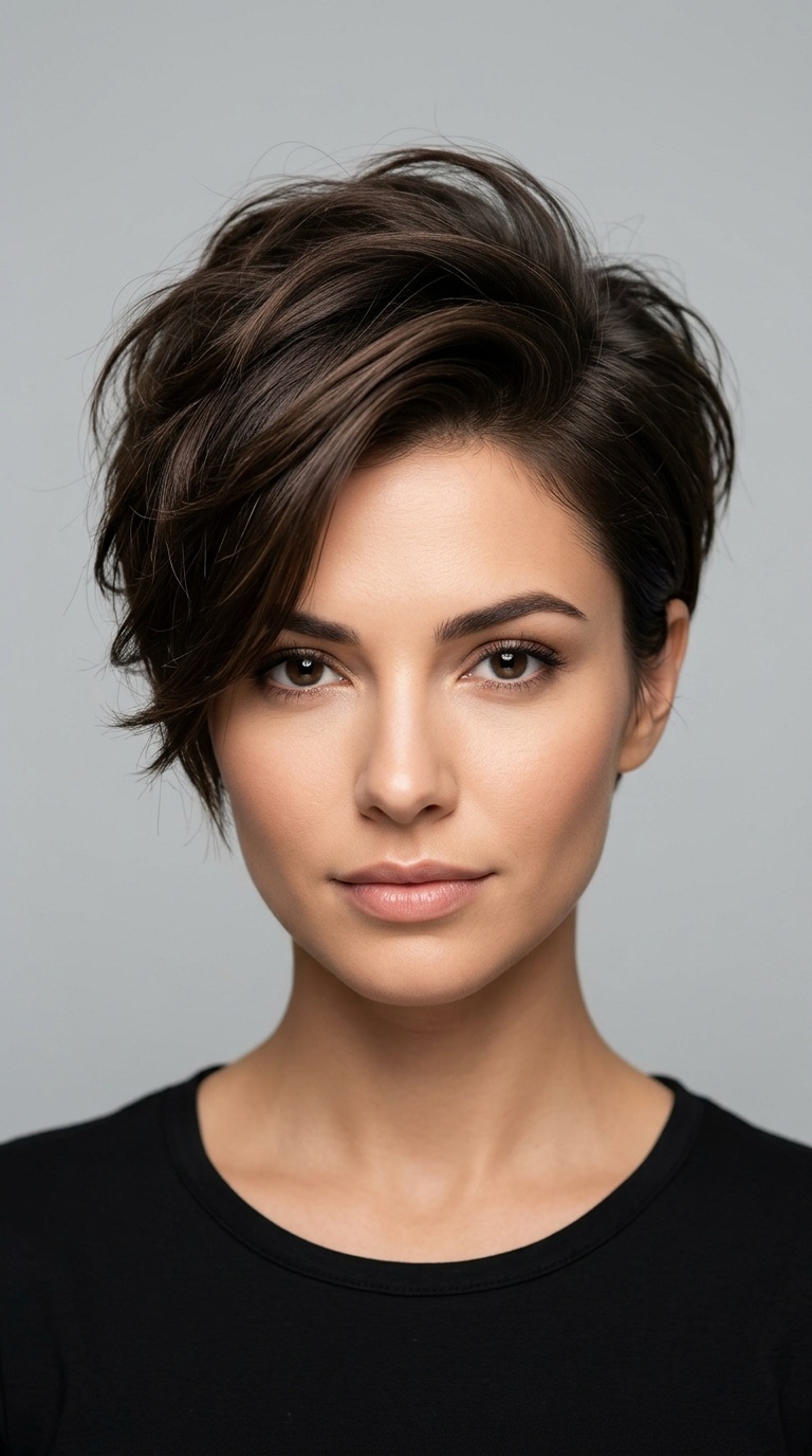 Textured Pixie with Height