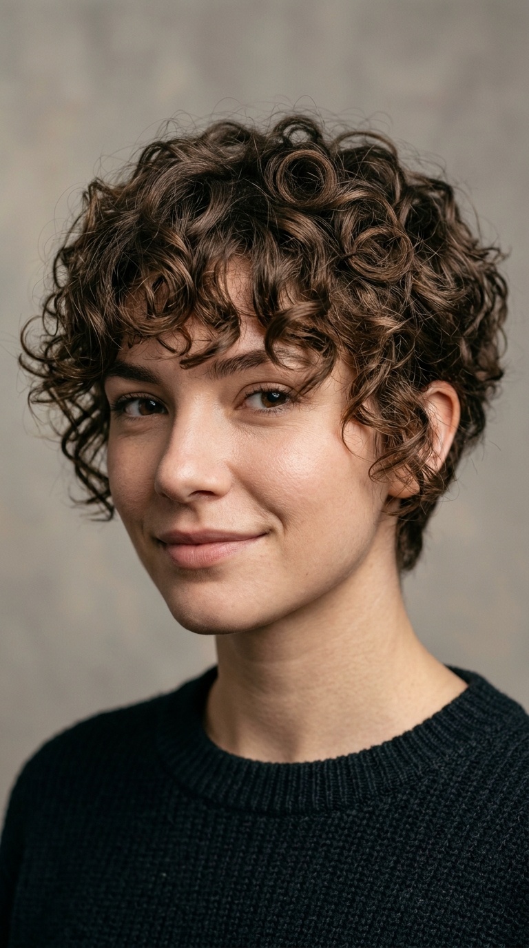 Textured Pixie with Long Layers