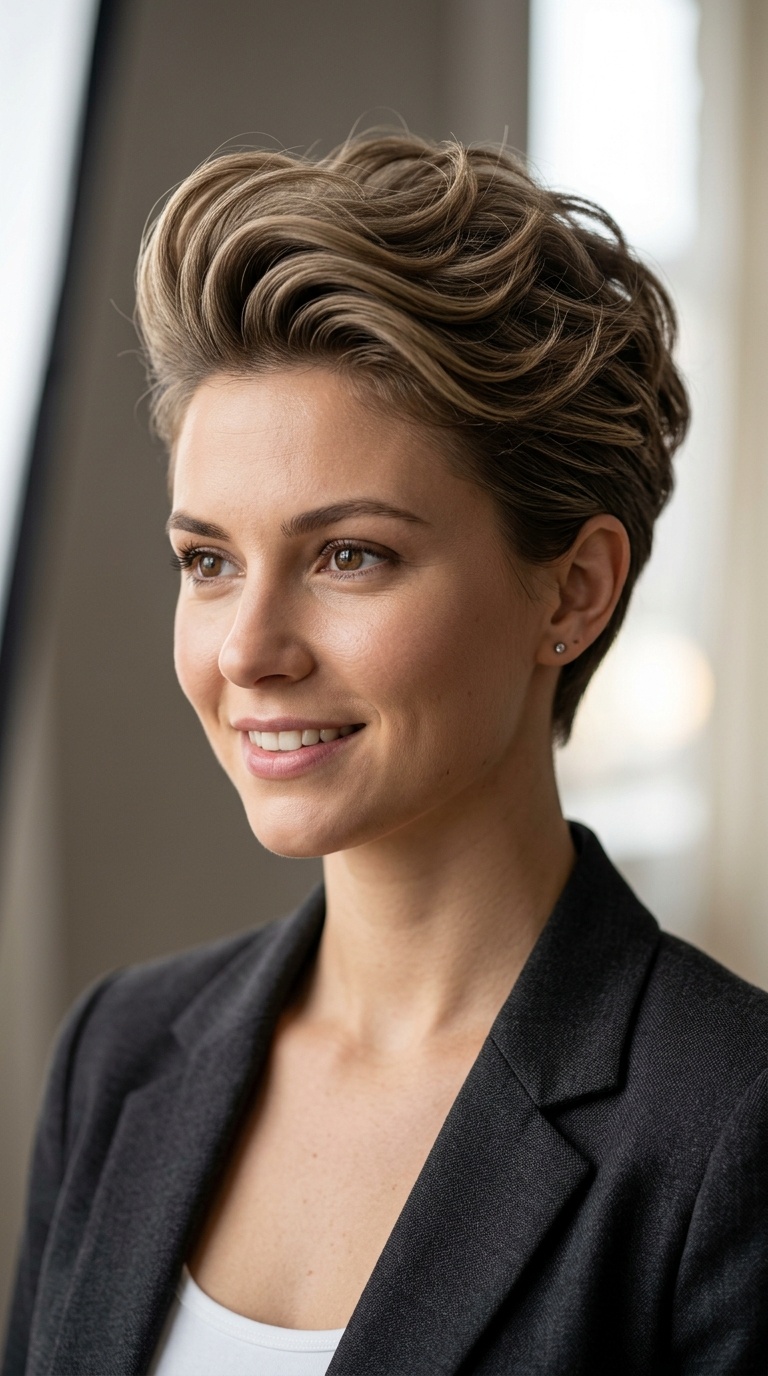 Textured Pompadour