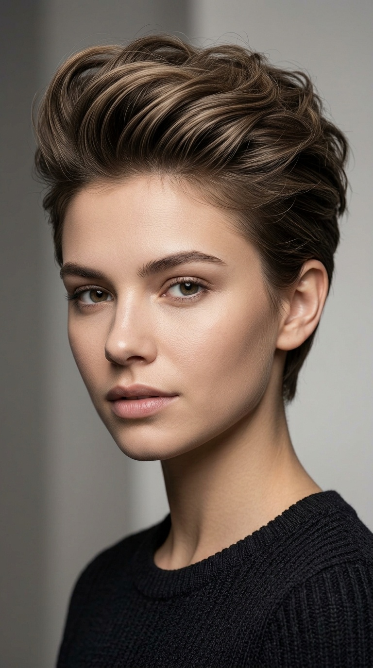 Textured Pompadour