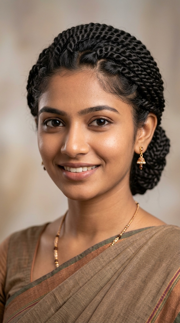 Textured Rope Twists for Cotton Sarees