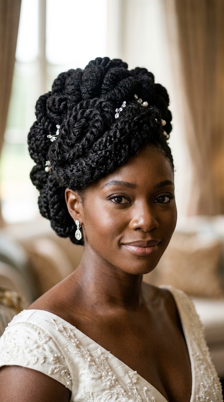 Textured Sculptural Updo