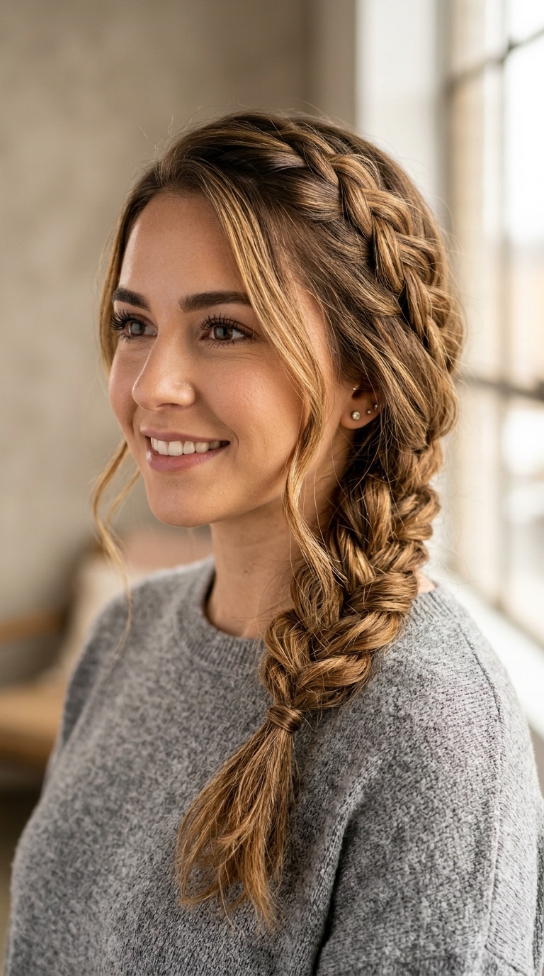 Textured Side Braid