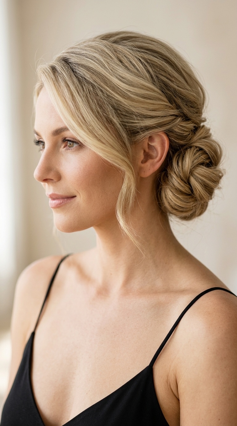 Textured Side Chignon