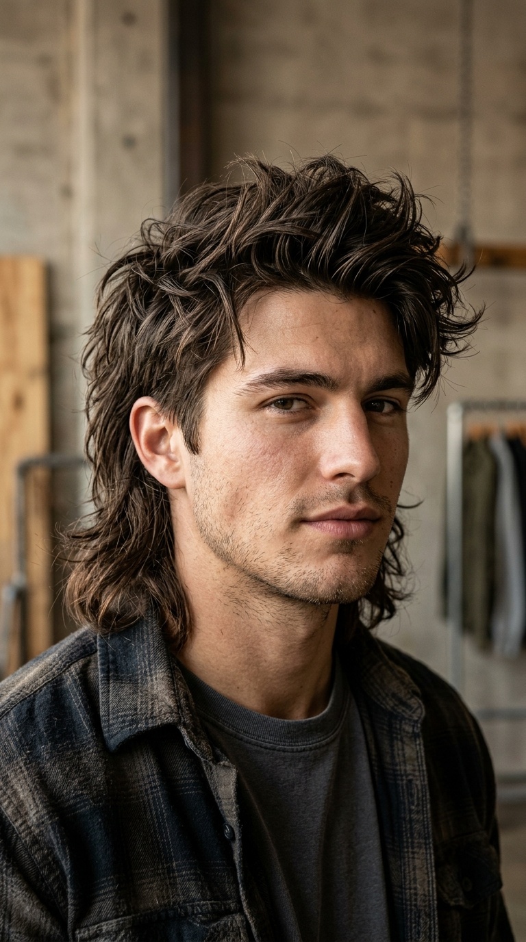 Textured Skater Mullet