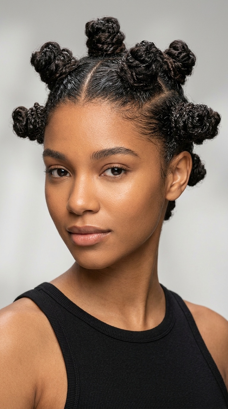 Textured Space Knots with Middle Part