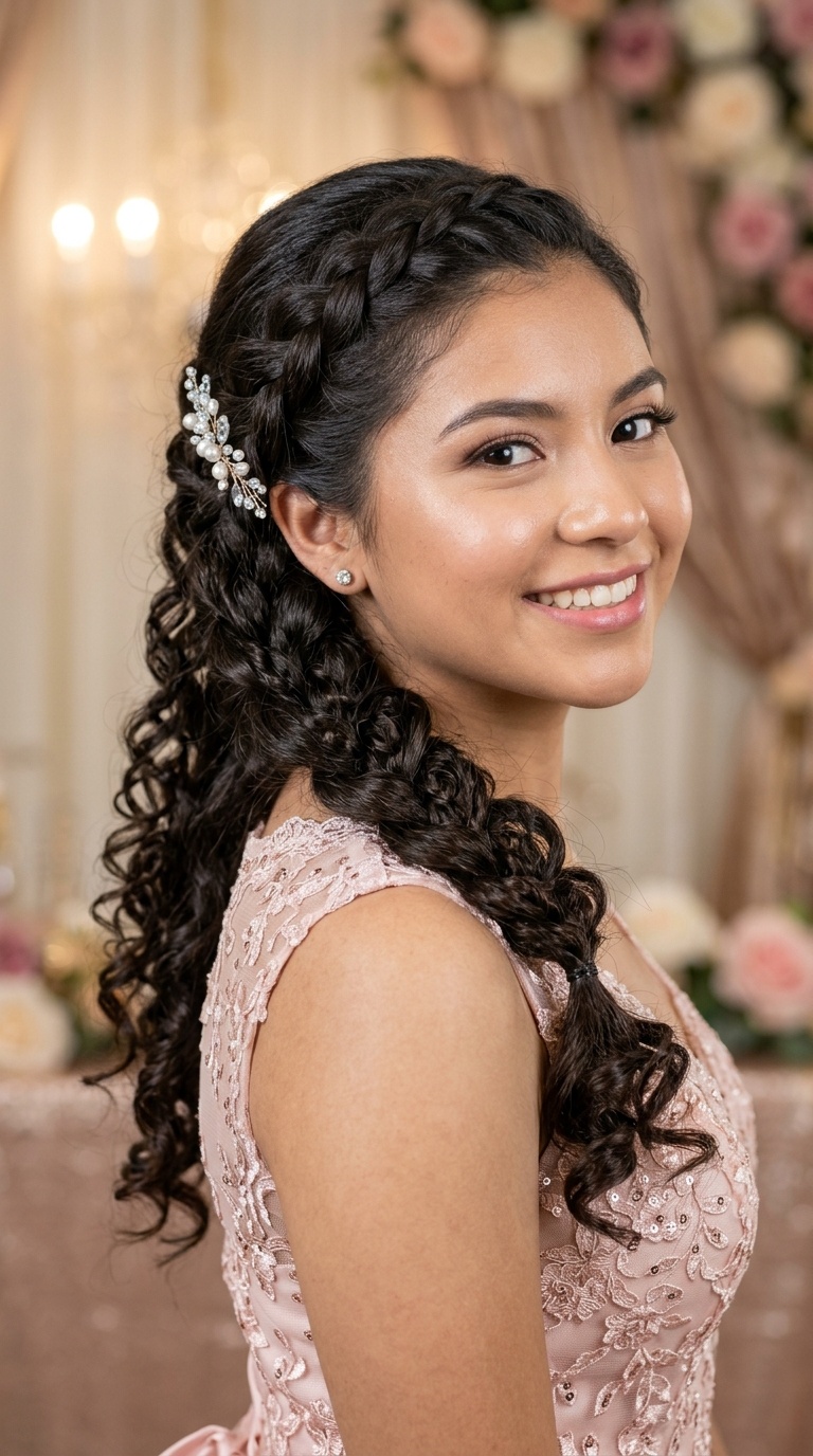 Textured Waterfall Braid