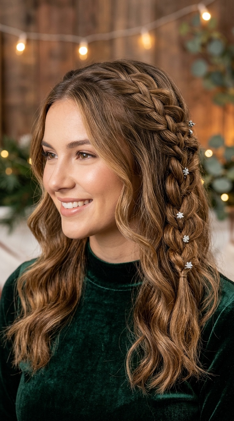 Textured Waterfall Braid