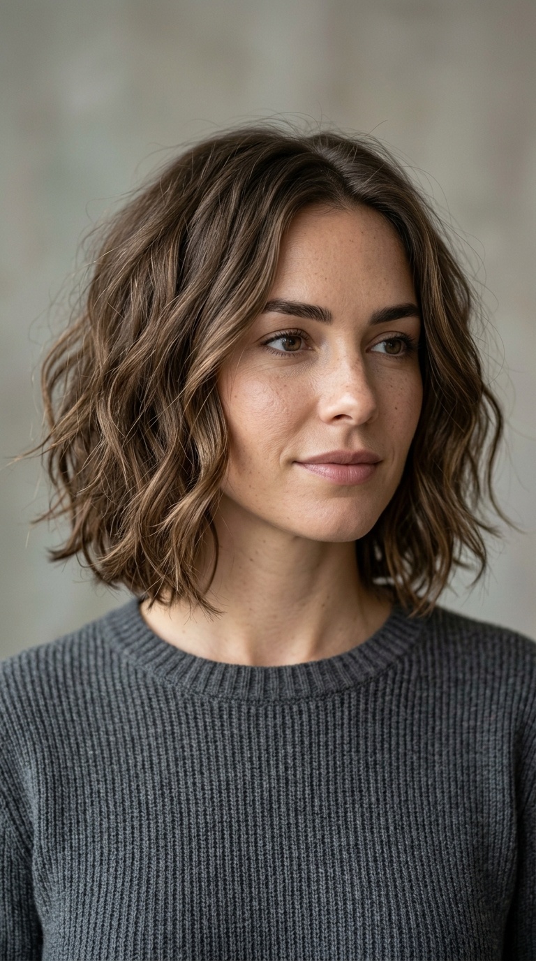 Textured Wavy Bob