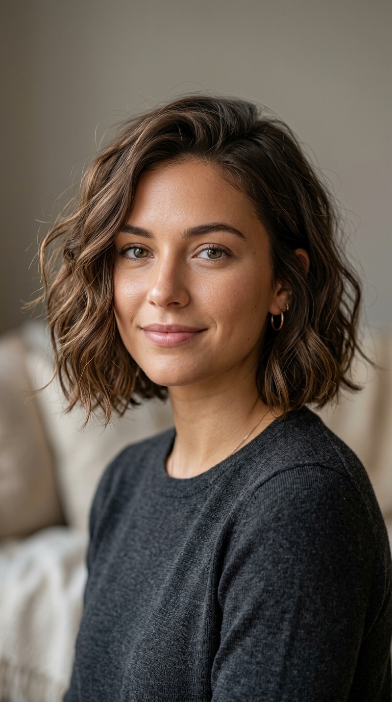 Textured Wavy Bob