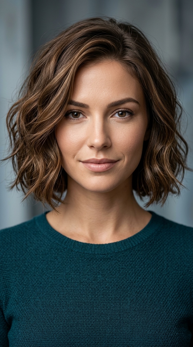 Textured Wavy Bob