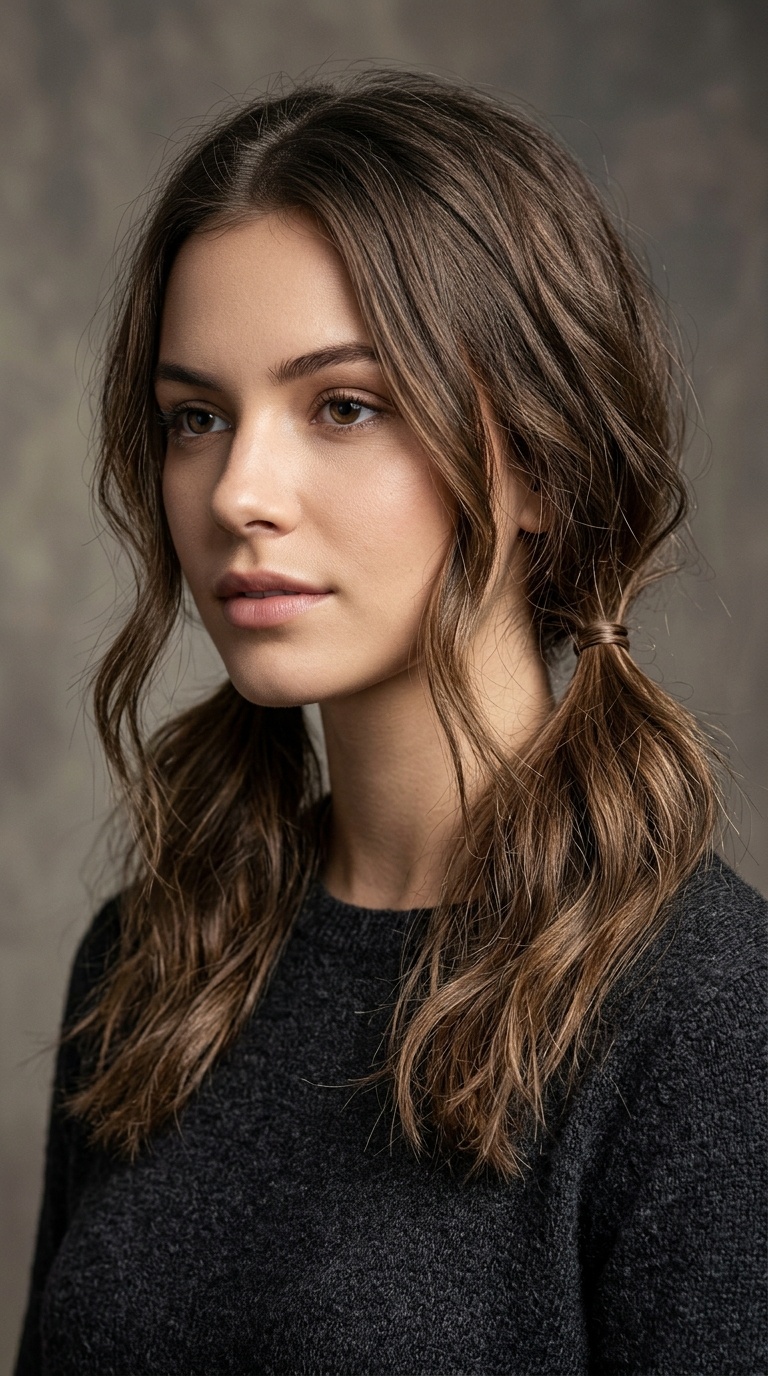 Texturized Low Pigtails