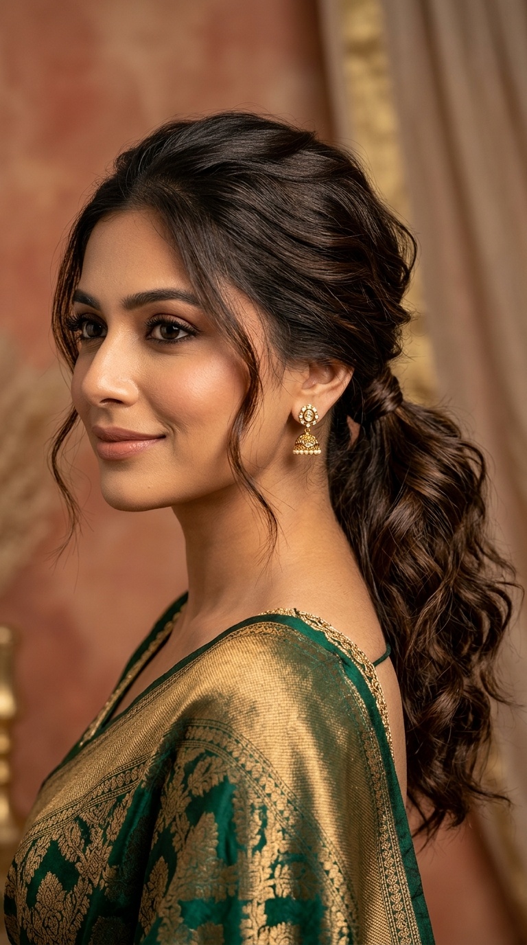Texturized Low Ponytail