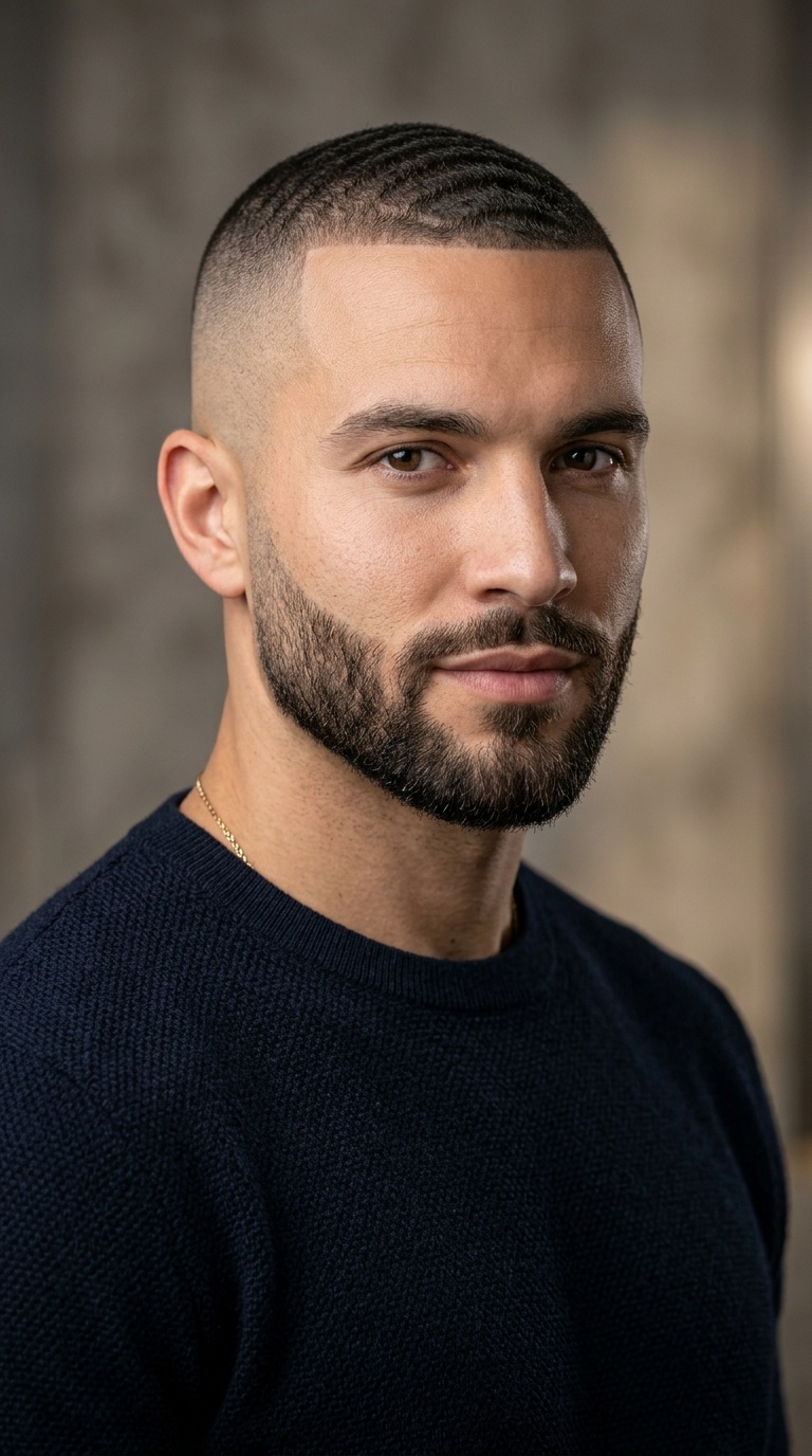 The 360 Zero Cut with a Short Boxed Beard