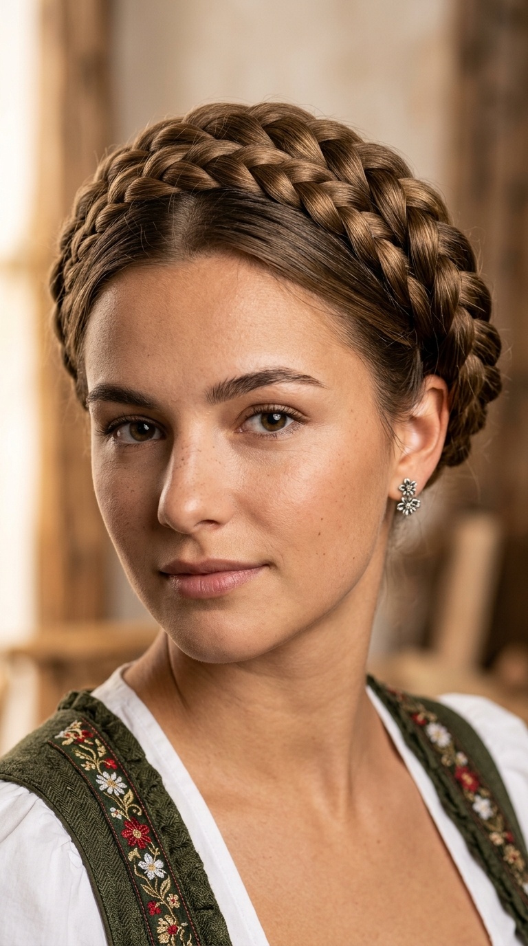 The Alpine Milkmaid Braids