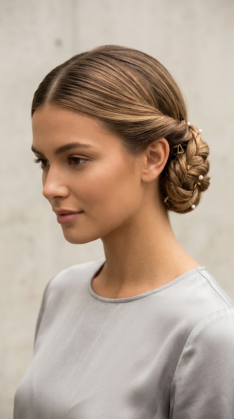 The Architectural Low Bun