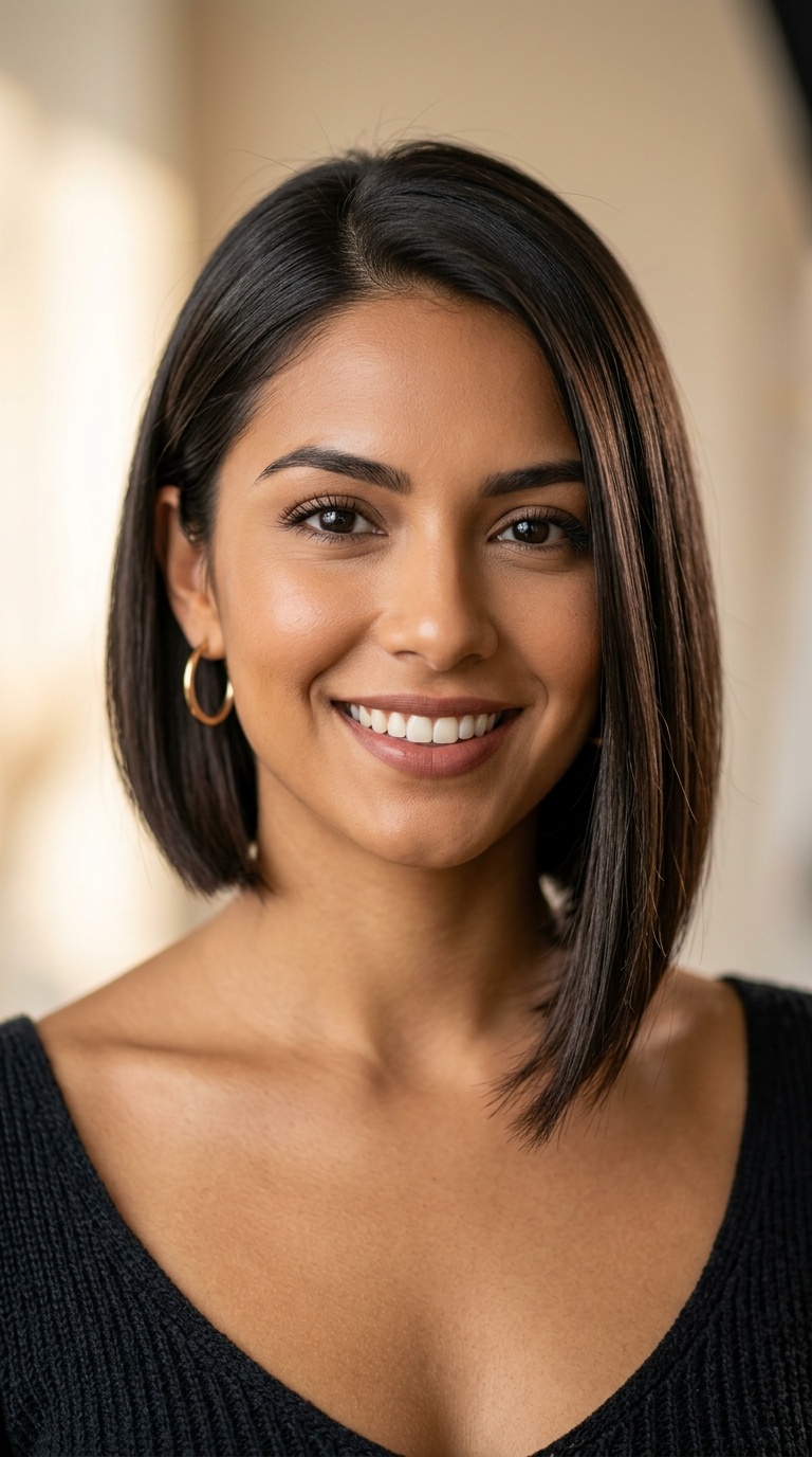The Asymmetrical Blunt Bob