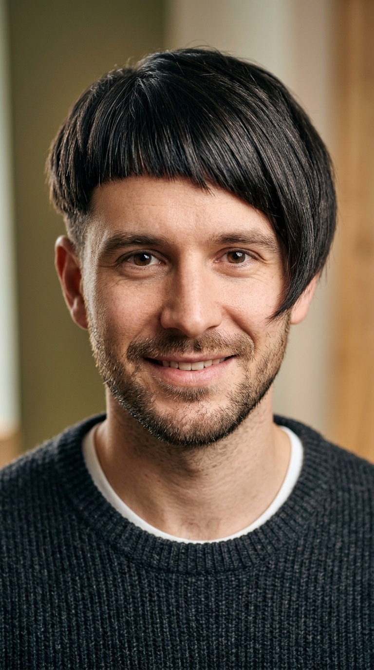 The Asymmetrical Bowl Cut