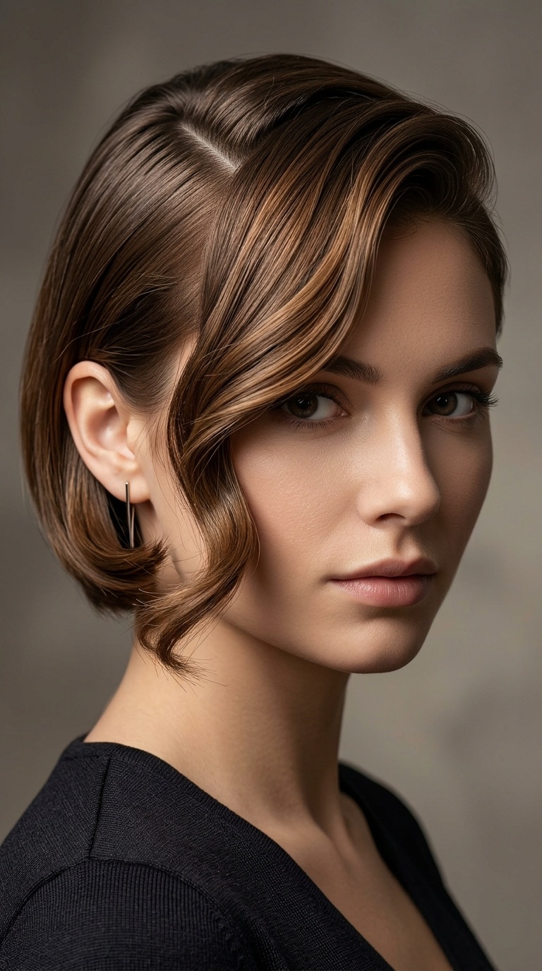 The Asymmetrical Faux Bob