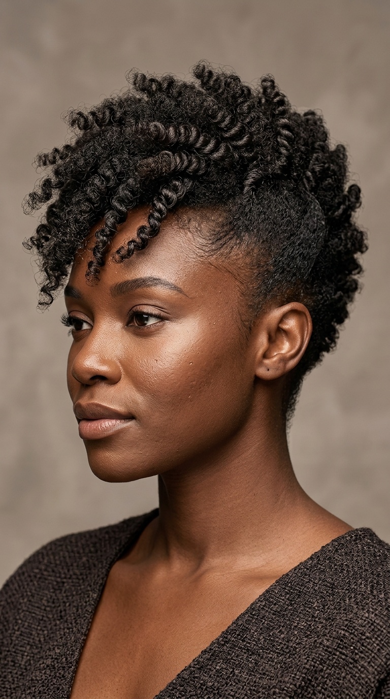 The Asymmetrical Faux Hawk