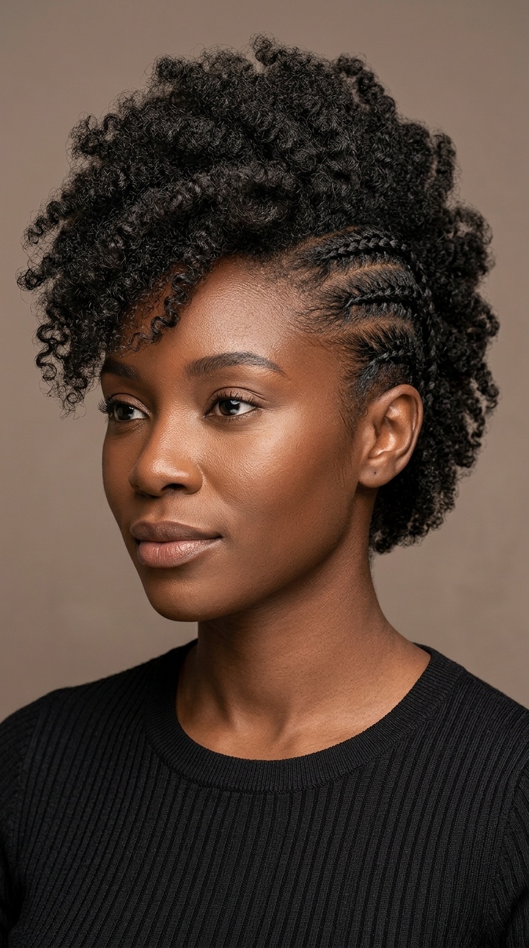 The Asymmetrical Faux-Hawk