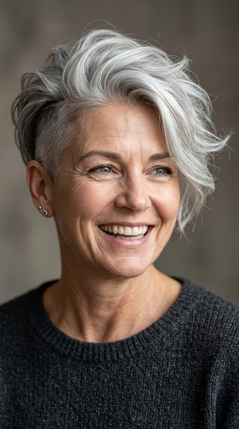 The Asymmetrical Silver Undercut