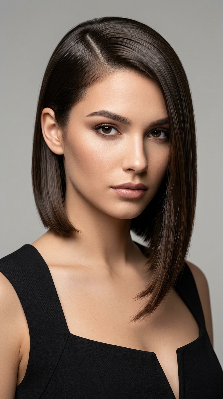The Asymmetrical Sleek Cut