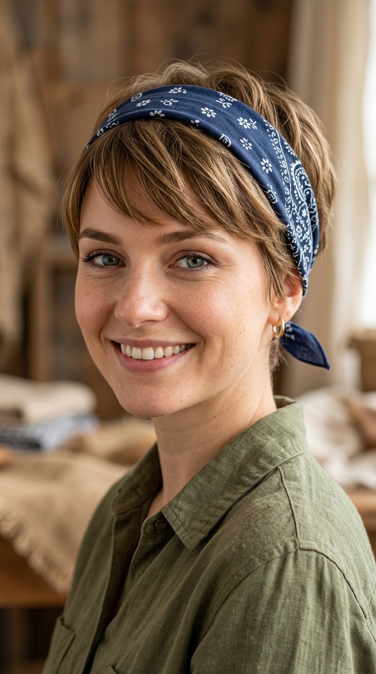 The Bandana Wrap Pixie