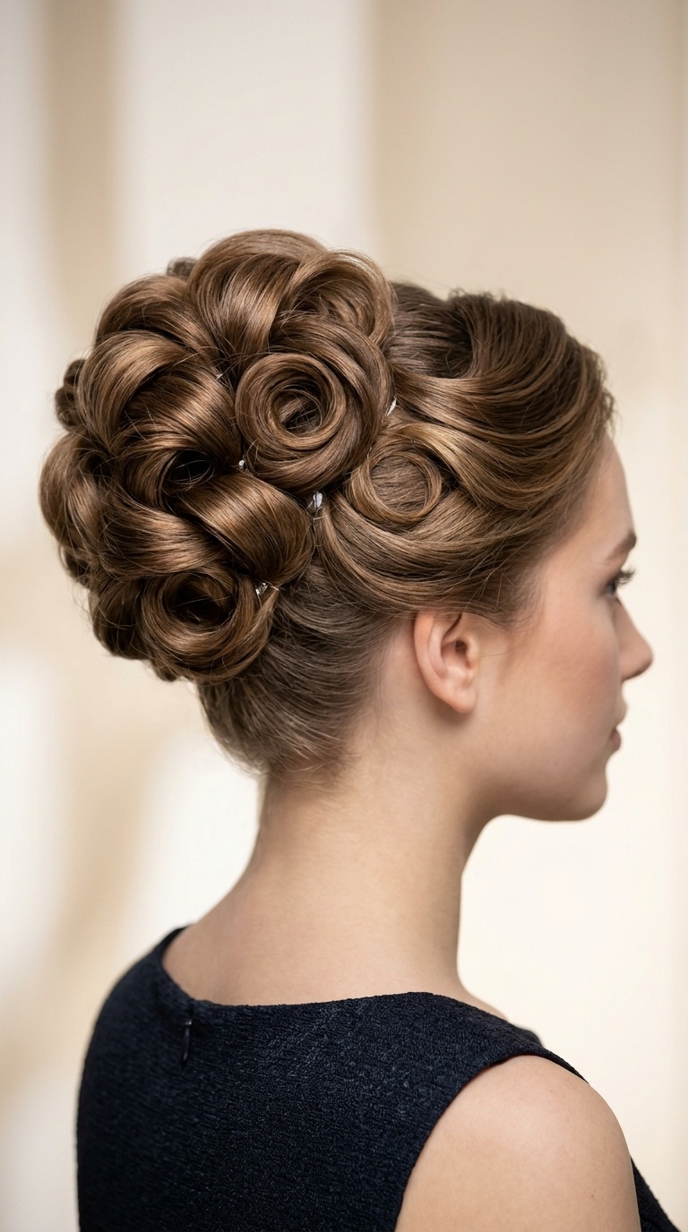 The Barrel Curl Updo