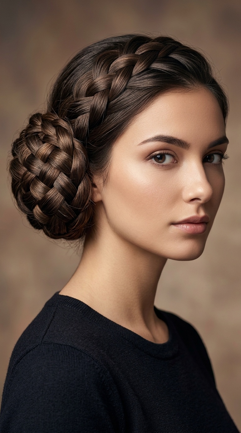 The Basket Weave Bun