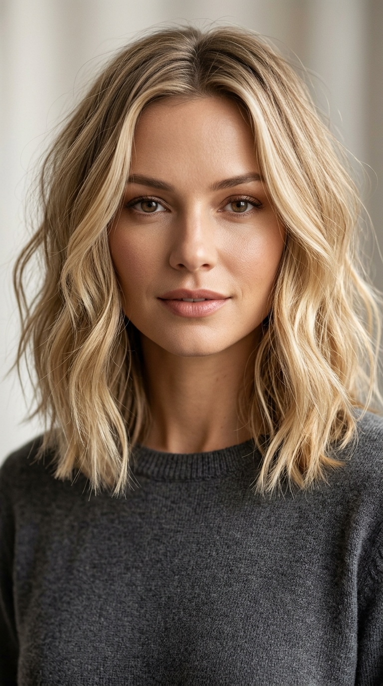 The Beach-Wave Blunt Lob