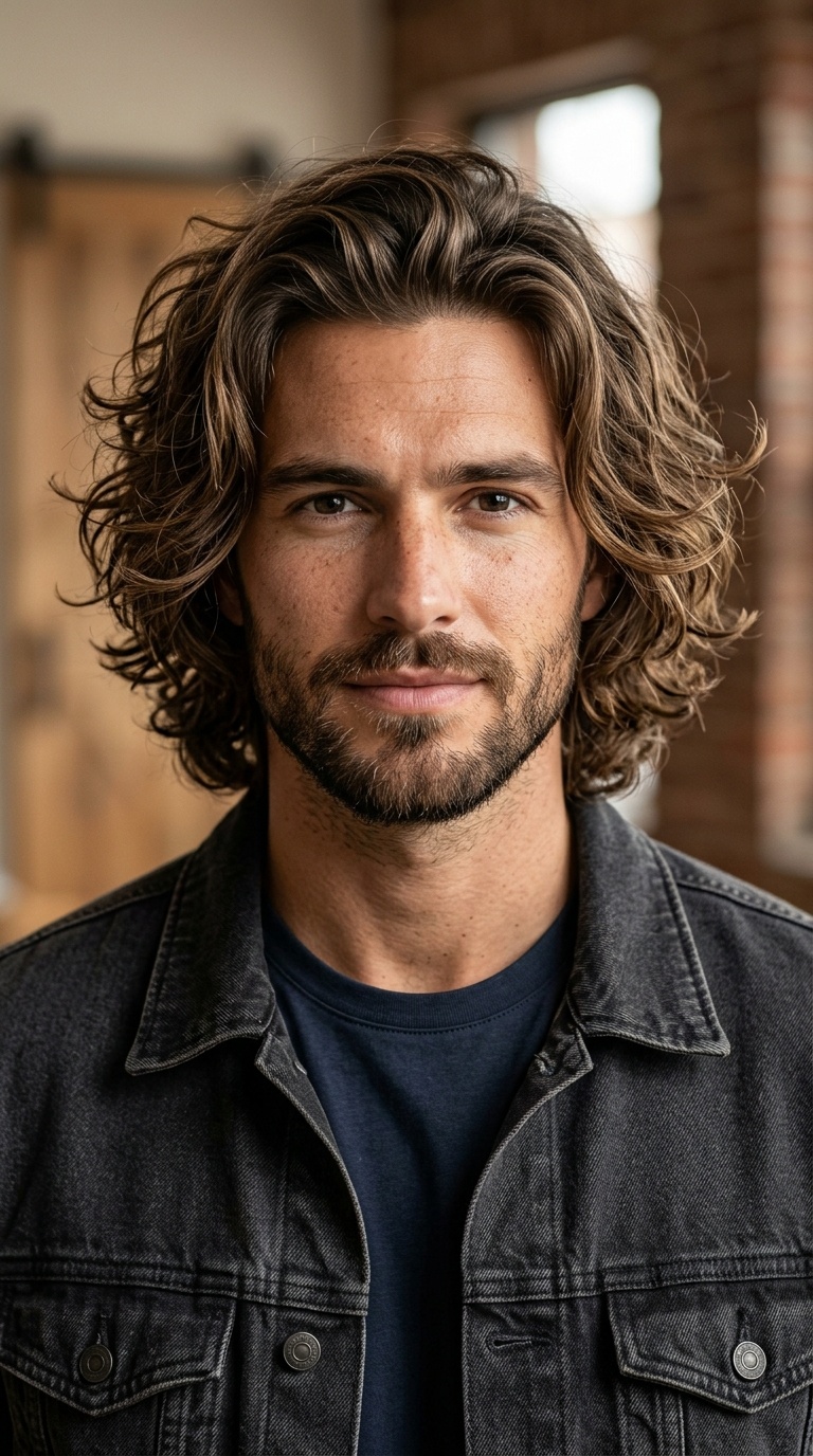 The Beachy Wavy Lob for Men
