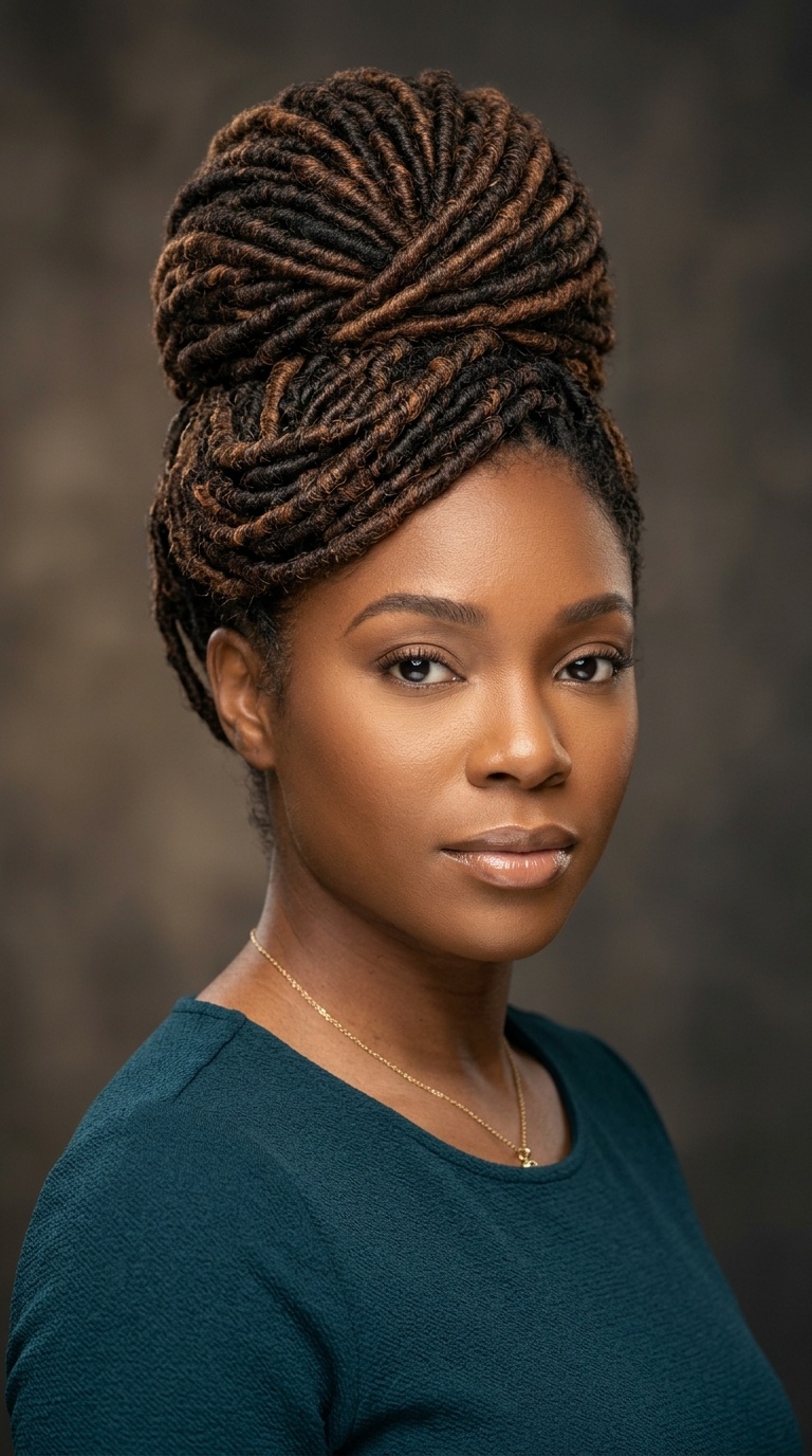 The Beehive Loc Style