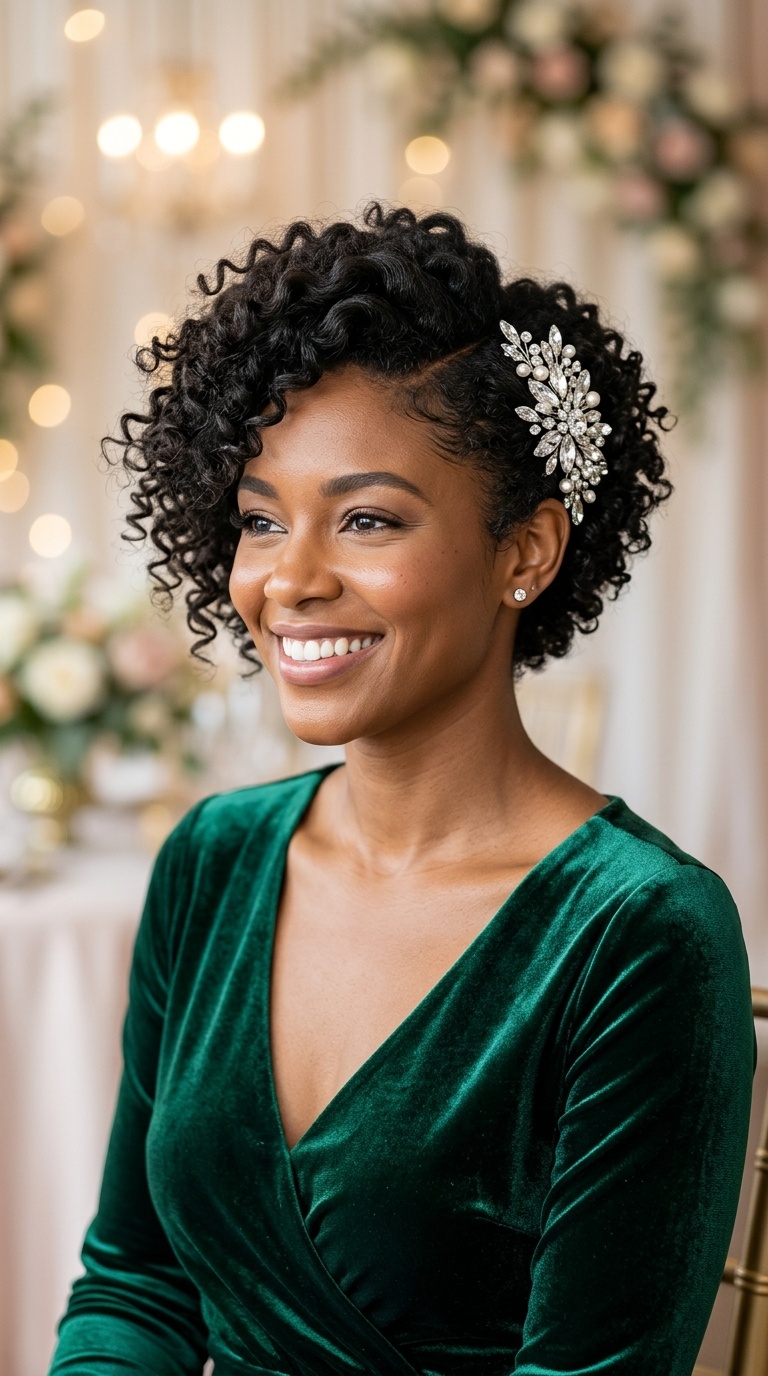 The Bejeweled Side Sweep