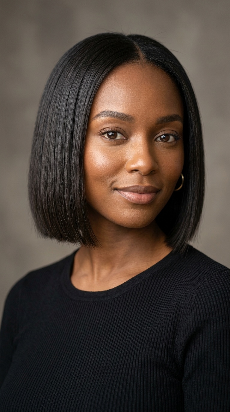 The Blunt Chin-Length Bob