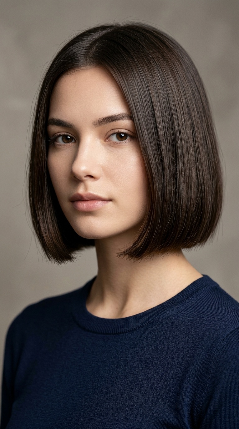 The Blunt Chin-Length Bob