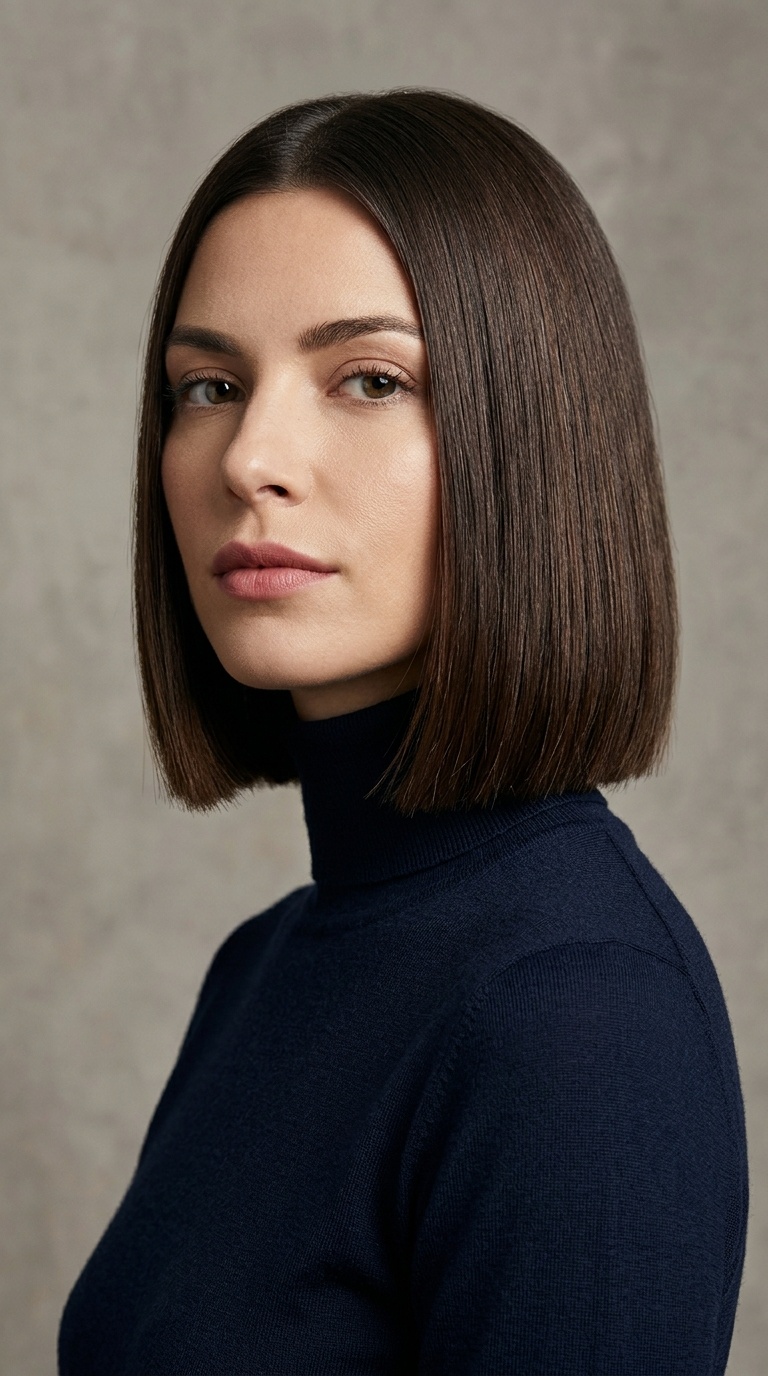 The Blunt Jaw-Length Bob
