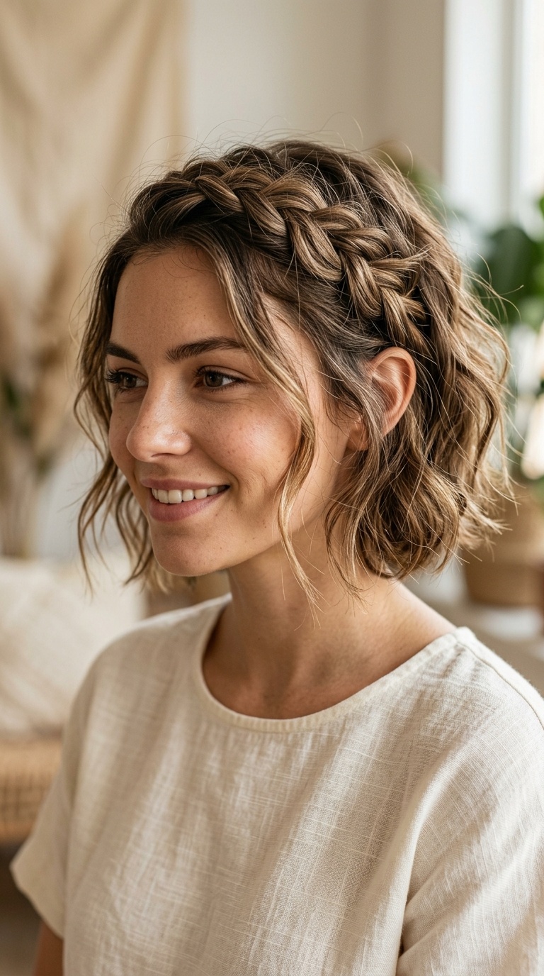 The Bohemian Braided Short Cut