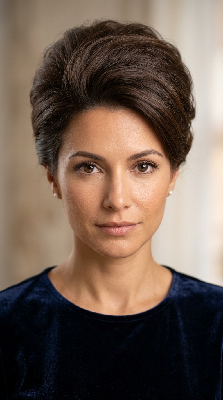 The Bouffant with Pinned Nape