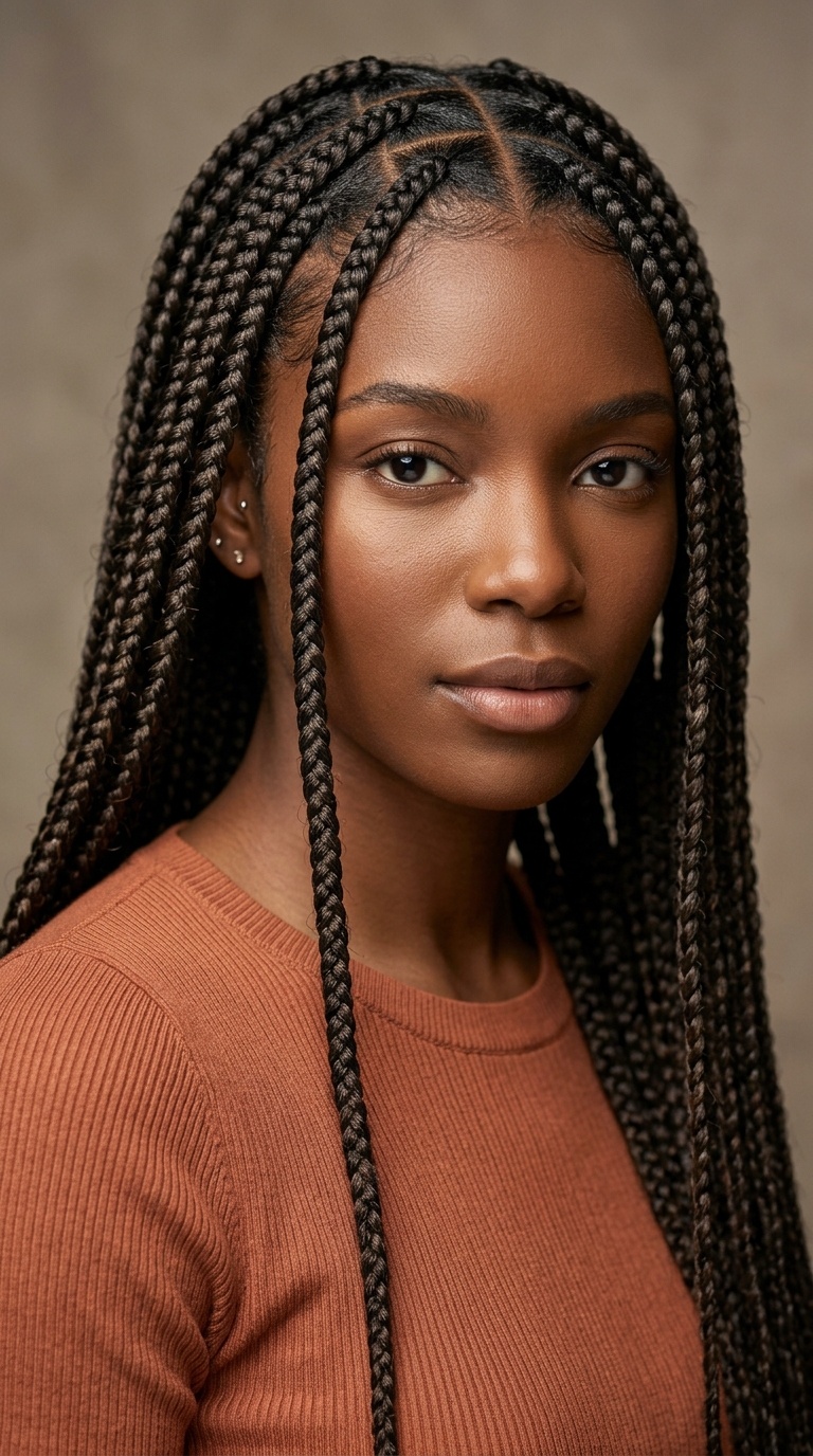 The Box Braid Style