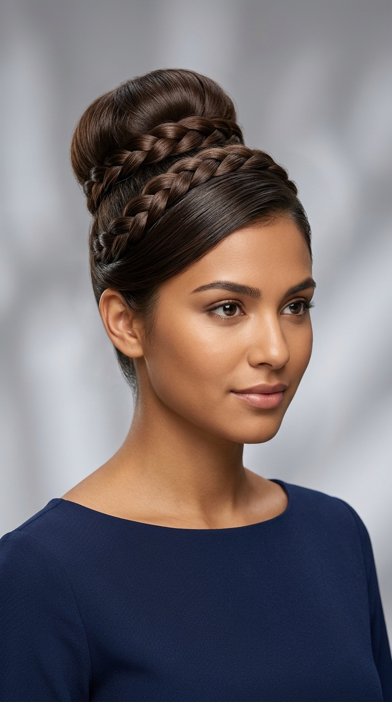 The Braided Ballerina Bun