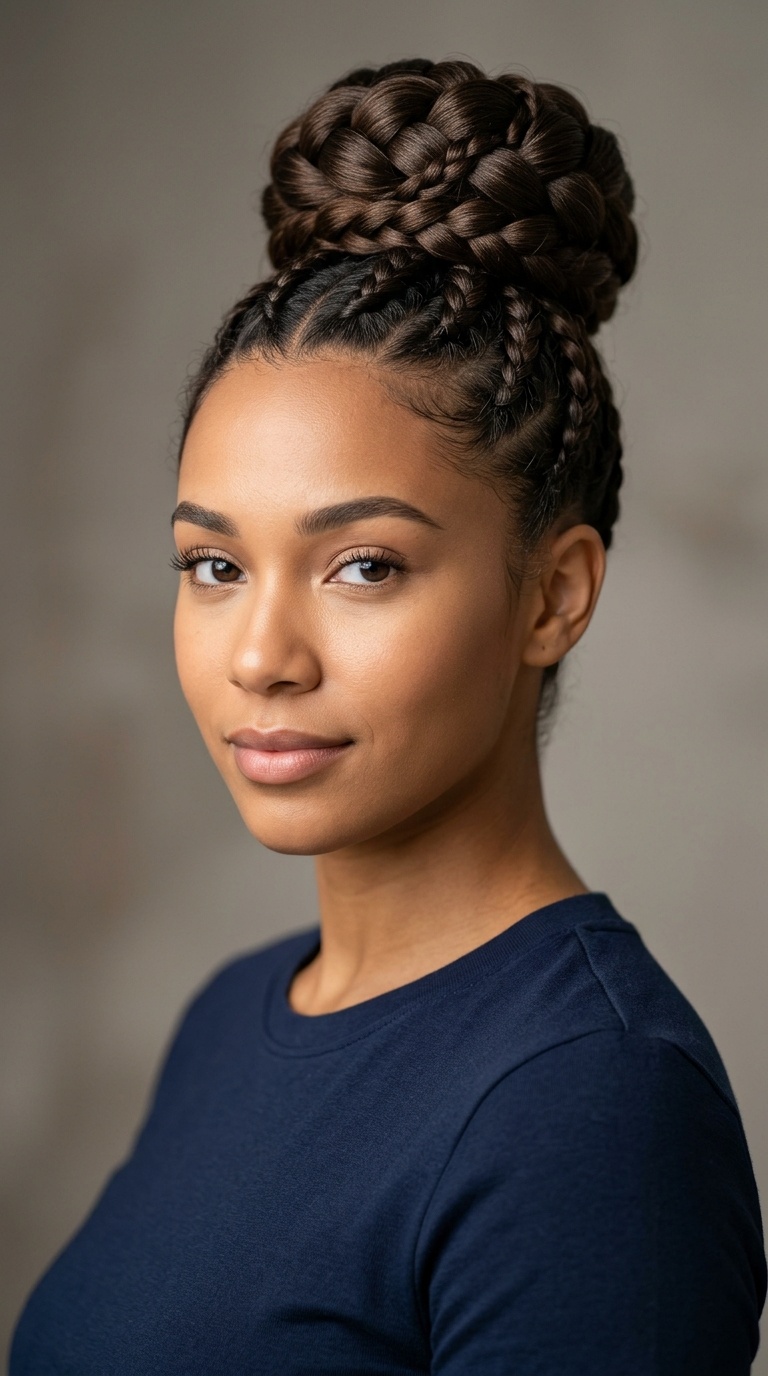 The Braided Ballerina Bun