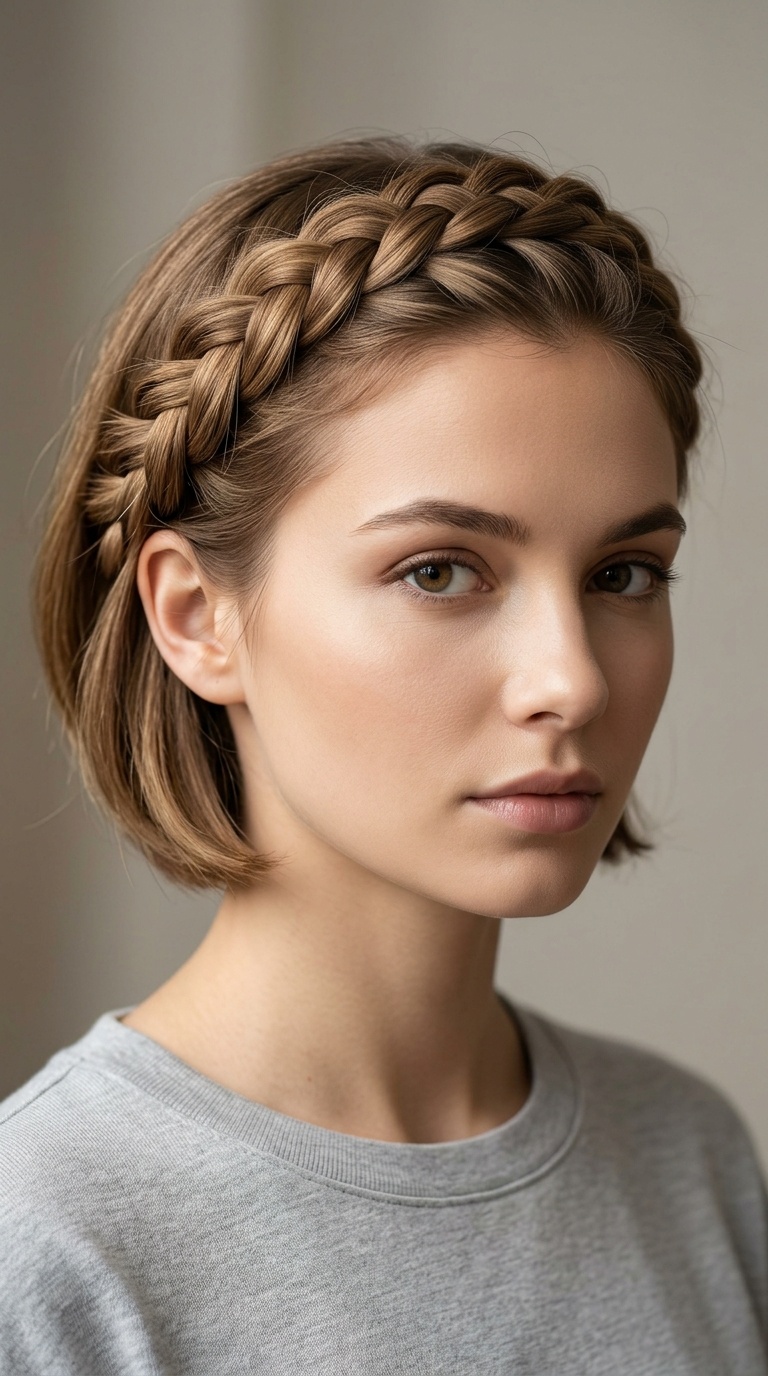 The Braided Crown Detail